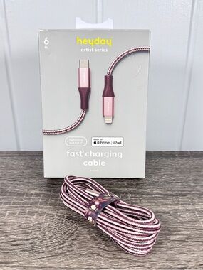 NEW Heyday Braided Fast Charging Cable